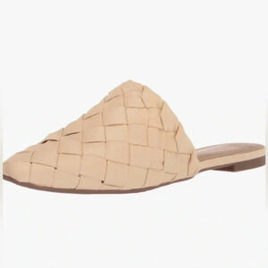 Sam Edelman Circus Olena Woven Vegan Mule Slides Beige Women's‎  Size 6.5 New